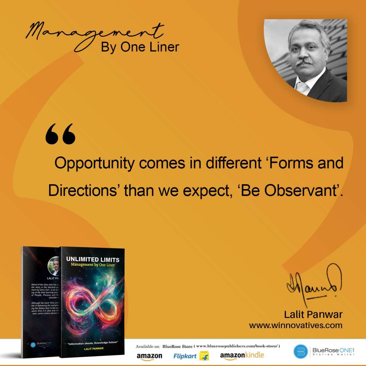 Opportunity comes in different ‘Forms and Directions’